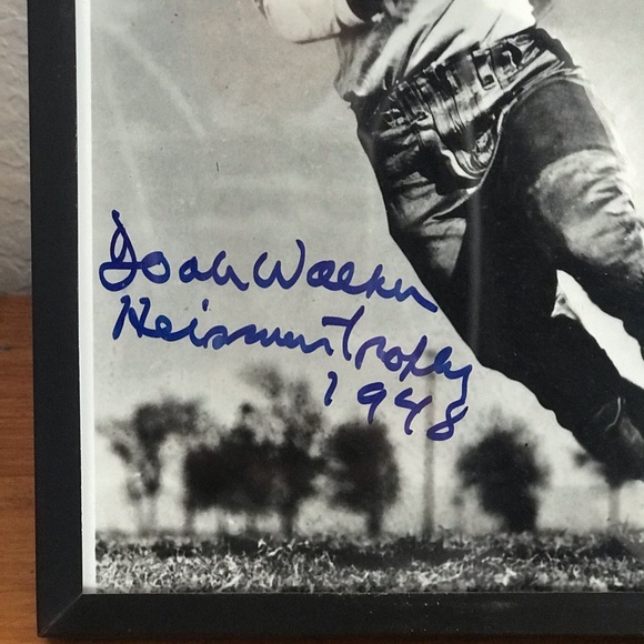 Signed Doak Walker Heisman Trophy Winner Photo SMU - Picture 3 of 4